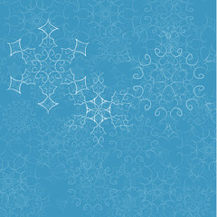 Snowflakes background