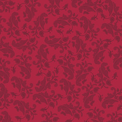 Red flowers on red background