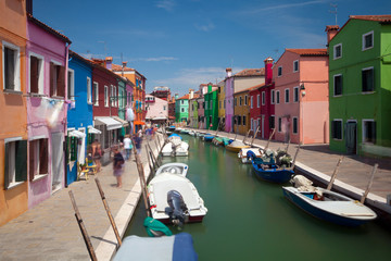 Obraz na płótnie Canvas Wyspa Burano, Wenecja, Włochy, Europa