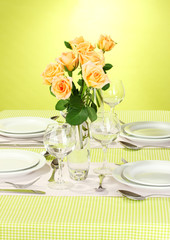 elegant holiday table setting