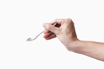 a spoon in a hand - 43918283