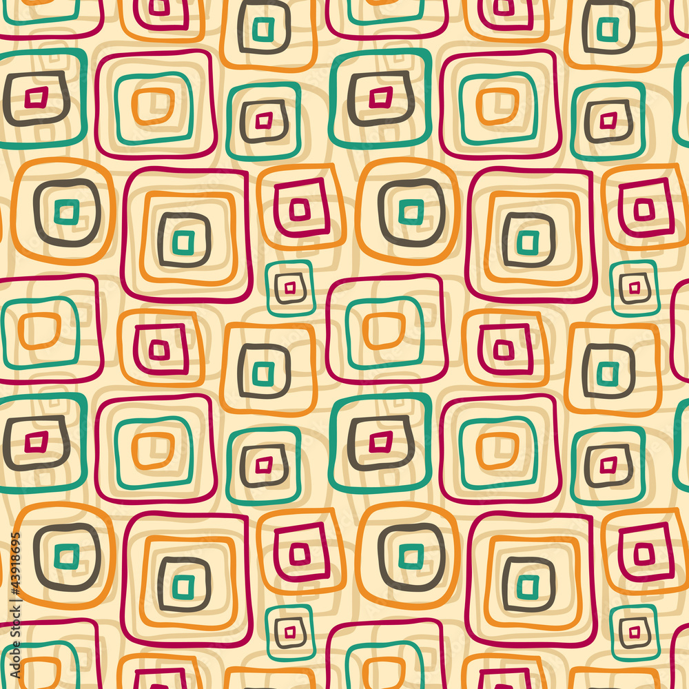 Poster abstract seamless pattern