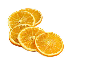 Orange in Scheiben