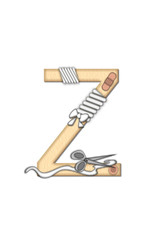 Alphabet Set Boo Boo Z