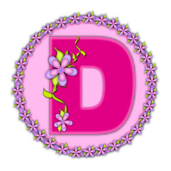 Alphabet Daisy Chain D