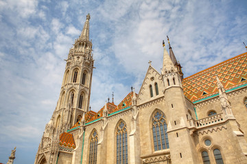 Historic Matyas Church in Budapest, Hungary