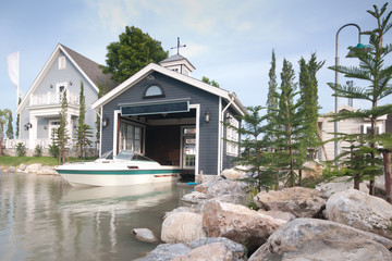 marina boat house