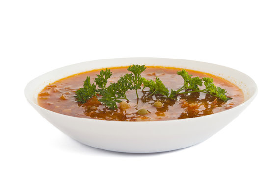 soup isolated