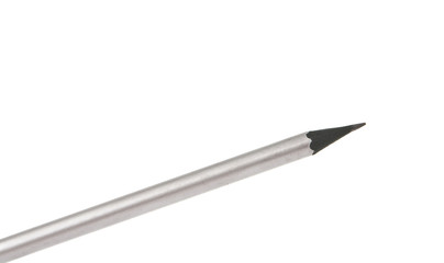 Gray simple pencil isolated