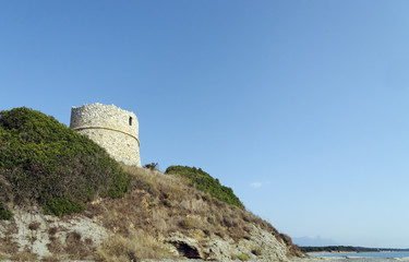 Corse, tour génoise de Diane