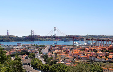 Lisbon, Portugal, 25th of April Bridge