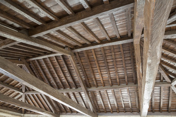 Modern wooden roof