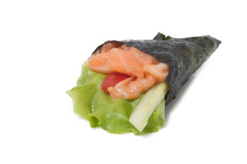 Various kinds of sushi and sashimi