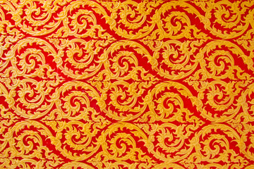 Carving candles in thai temple