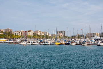 Fototapeta na wymiar Barcelona Harbor.