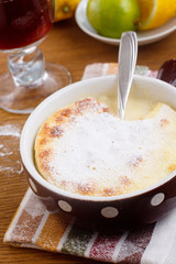 Lemon pudding