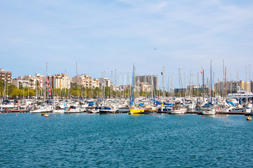 Fototapeta na wymiar Barcelona Harbor.