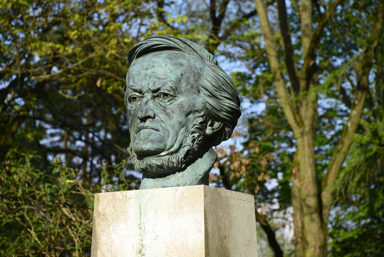 Richard Wagner, Büste, Festspielhaus, Bayern, Bayreuth