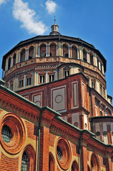 Milano, la Basilica di Santa Maria delle Grazie