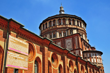 Milano, la Basilica di Santa Maria delle Grazie