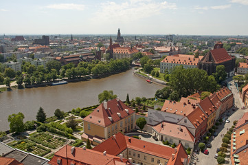 Panorama starego Wrocławia