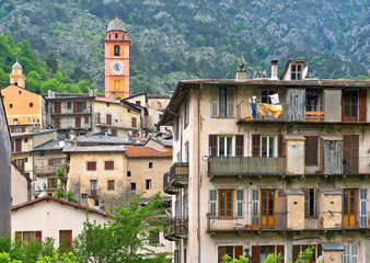 Picturesque Tende village in southeastern France