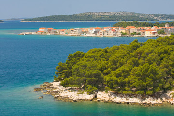 Panoramic views of the croatian coast, Dalmatia