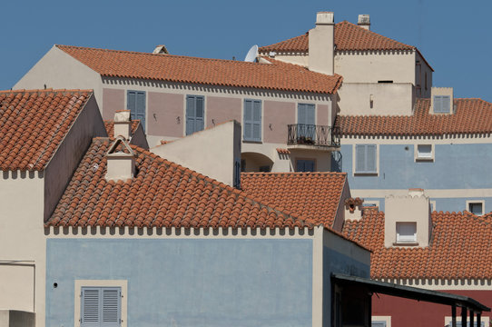 case del borgo del porto vecchio di Palau