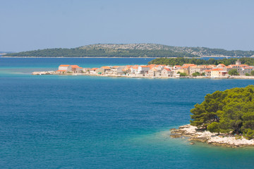 Panoramic views of the croatian coast, Dalmatia