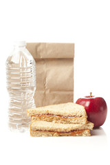 Peanut Butter and Jelly Sack Lunch