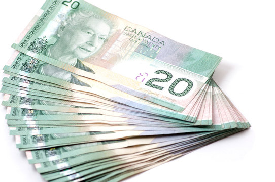 20 dollars Canadian bills