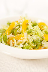 salad with orange