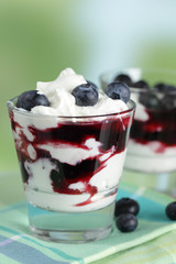 Blueberry parfait