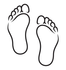 Fototapeta foot symbol obraz