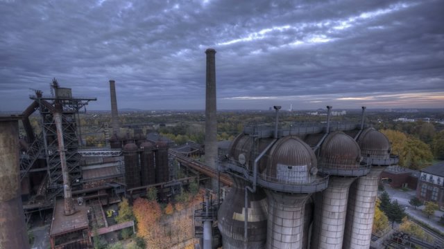 HDR Zeitraffer Industriepark Duisburg