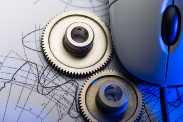 Mechanical ratchets, drafting and mouse