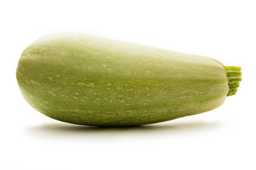 Green marrow on white background