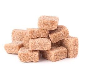 Lump brown cane sugar cubes
