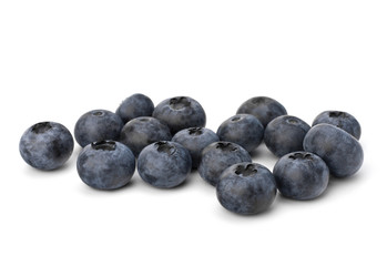 Bilberries or whortleberries cutout