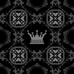 Seamless Vintage. Wallpaper Pattern. Vector