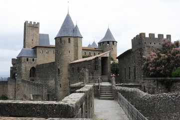Fototapeta Castello Comtal di Carcassonne patrimonio mondiale dell'UNESCO obraz