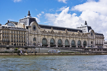 D’Orsay Museum (former Gare Orsay) is a museum in Paris, France - obrazy, fototapety, plakaty