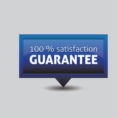 Satisfaction guarantee label