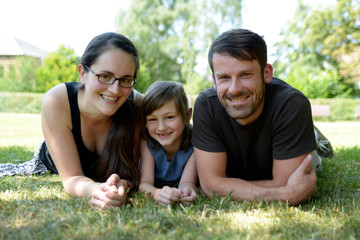 Glückliche Familie