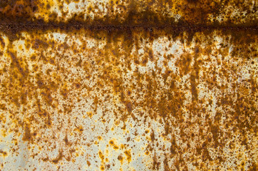 painted and rusted metal background