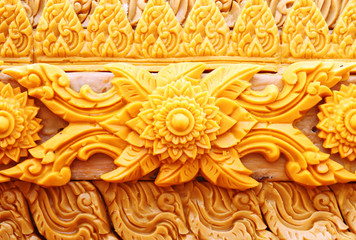 carving candle Thai style