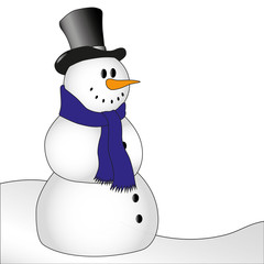 Schneemann Weihnachten Schnee