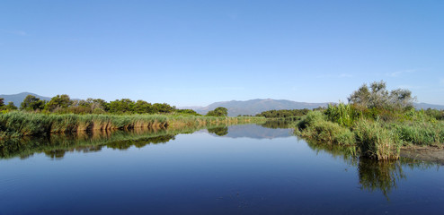 Corse, embouchure du Golo