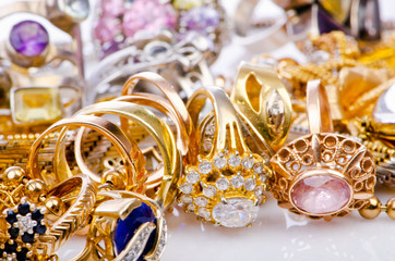 Large collection of gold jewellery