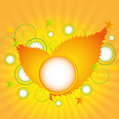 Autumn abstract illustration